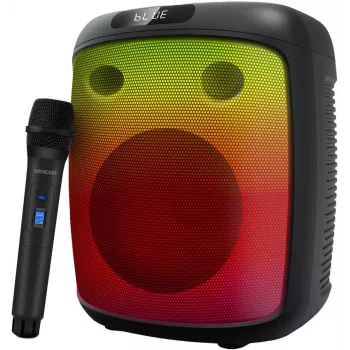 SENCOR Partycon BASE Coluna Bluetooth portátil 100W, IPX4, TWS, LED