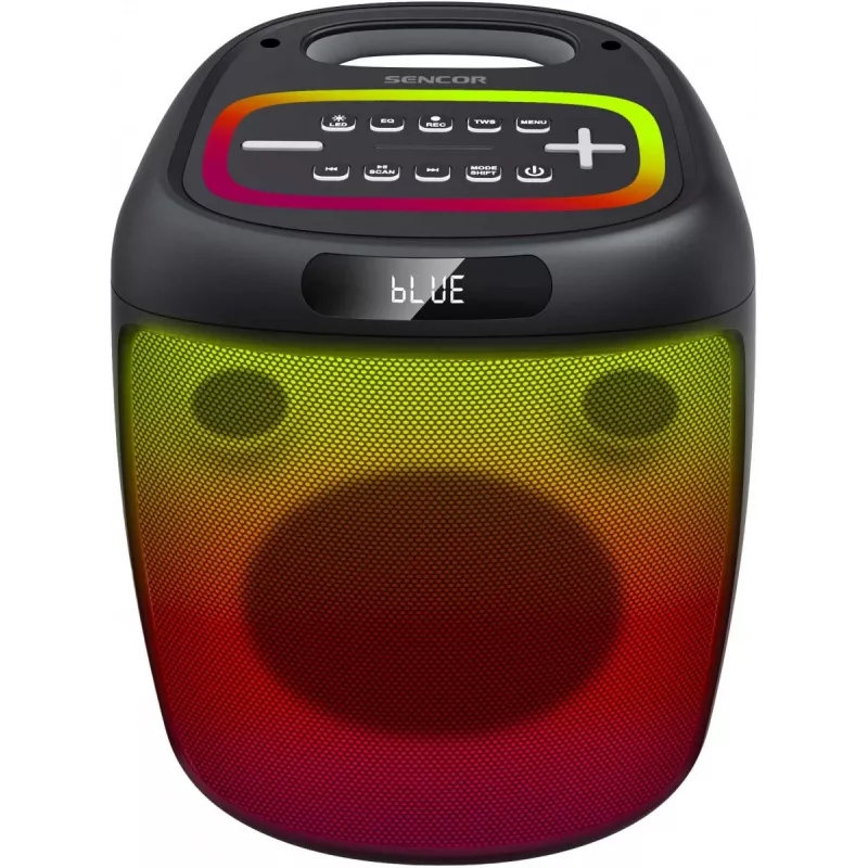 SENCOR Partycon BASE Coluna Bluetooth portátil 100W, IPX4, TWS, LED