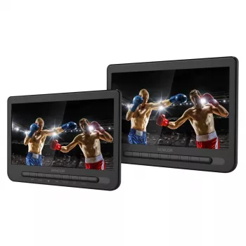 SENCOR SPV 7105 DUAL Monitor de encosto de cabeça para automóvel com DVD 2x10 polegadas LCD