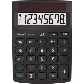 Rebell Eco 310 Calculadora de secretária preta