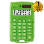 Rebell Starlet Calculadora preta LCD de 10 dígitos alimentação dupla
