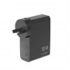 Carregador rápido GaN GEMBIRD 4x USB 100W preto