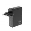 Carregador rápido GaN GEMBIRD 4x USB 100W preto