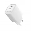 Carregador de parede USB-C de porta dupla Gembird TA-UC-2C-PD45-01-W 45W branco