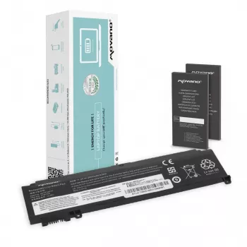 MITSU Bateria para Lenovo ThinkPad T460s T470s - Frontal - 2000 mAh (23 Wh)
