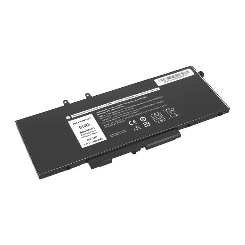 MITSU Bateria 4GVMP para Dell Latitude 5400 5500 - 8000 mAh (61 Wh)