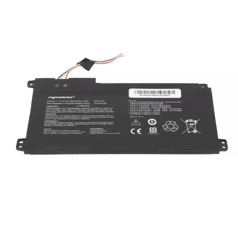 MITSU Bateria B31N1912 C31N1912 para Asus E410MA L410MA - 3600 mAh (41 Wh)