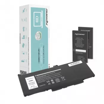 MITSU Bateria MXV9V para Dell Latitude 5300 5310 7300 7400 - 7200 mAh (55 Wh)