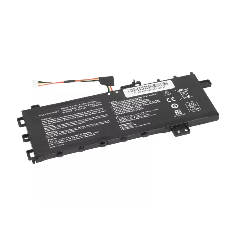 MITSU Bateria B21N1818 para Asus Vivobook 15 A512 R512 X512 - 4150 mAh (32 Wh)