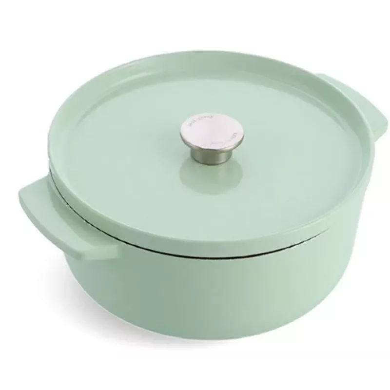 KitchenAid assadeira em ferro fundido esmaltado 26 cm, pistácio