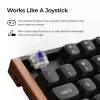 Keychron K8H-F1 75% Magnetic Wood teclado gaming preto