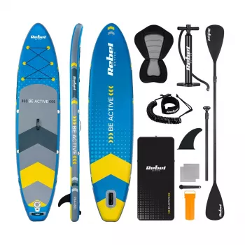 Prancha de stand-up paddle insuflável REBEL ACTIVE RBA-4501-BL 320 cm azul