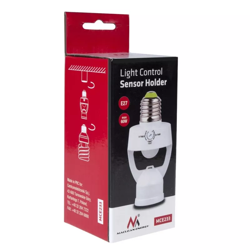 MACLEAN Suporte para sensor de controlo de luz MCE233