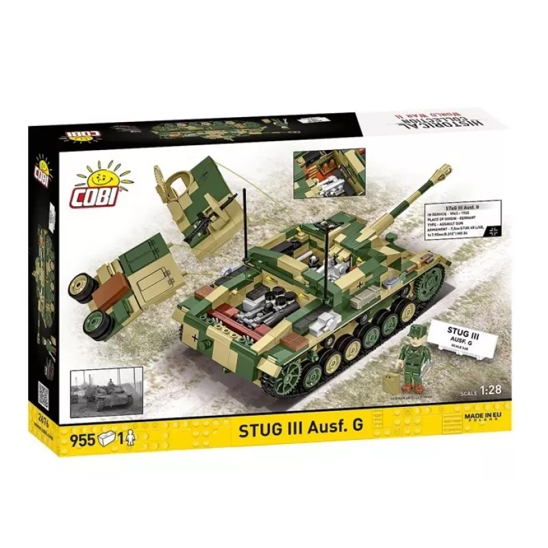 COBI KLOCKI StuG III Ausf. G Conjunto de blocos de construção - 955 peças