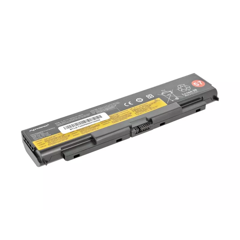 Bateria MOVANO 45N1153 para Lenovo ThinkPad W540 L540 T440P - 4400 mAh (48 Wh)