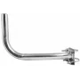 ROBSON Suporte de antena para grade de varanda L500B (50 cm) - aço galvanizado a quente, abraçadeira universal de 38 mm
