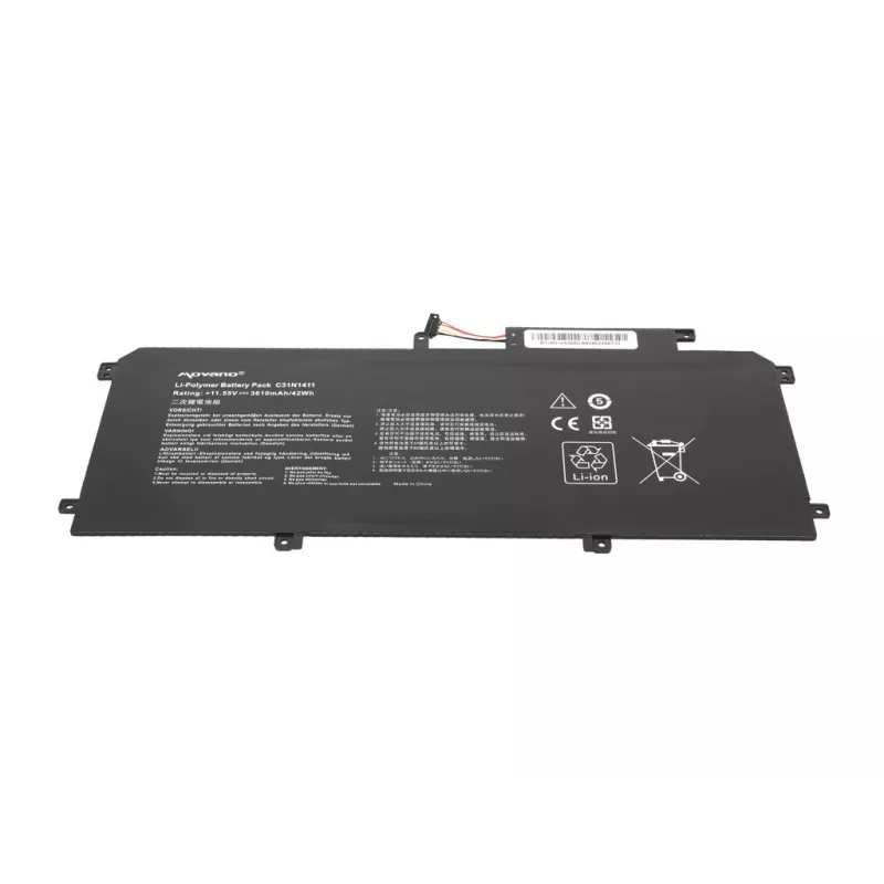 MOVANO Bateria C31N1411 para Asus Zenbook UX305 U305F U305FA UX305CA UX305FA - 3610 mAh (42 Wh)
