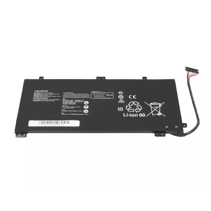 MOVANO Bateria para Huawei MateBook 13 WRT-W19 WX9 W29 HN-W19 HB4593J6ECW - 3660 mAh (41,7 Wh)