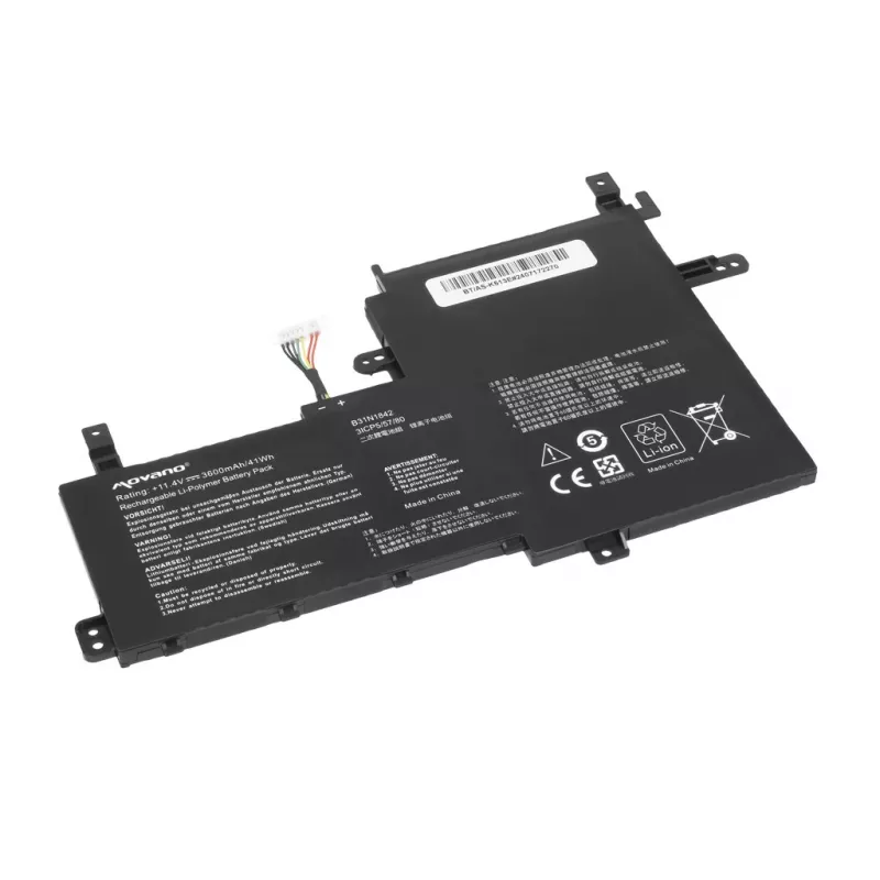 MITSU Bateria B31N1842 para Asus Vivobook K513E M513I S513E V531FA X531F - 3600 mAh (41 Wh)