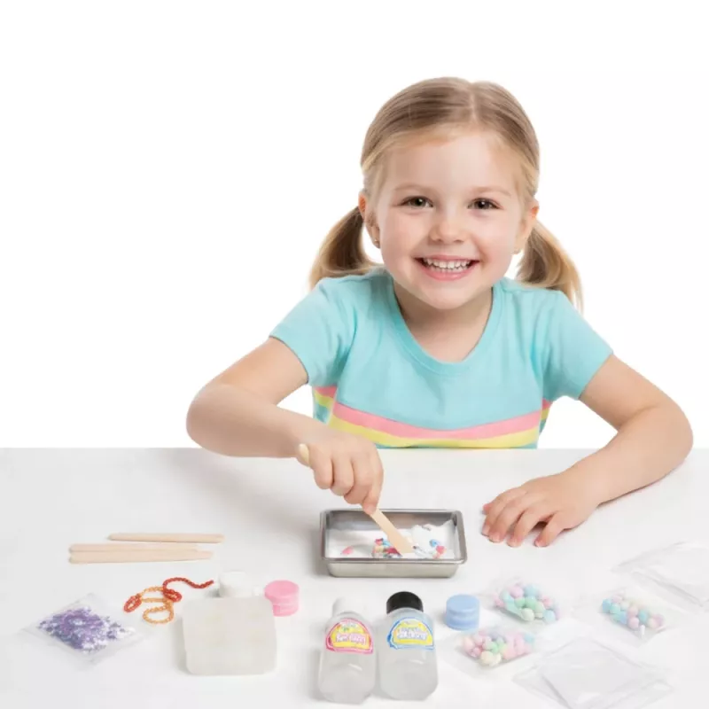 LEAN TOYS Conjunto criativo DIY para fazer squishies pata de gato 44 peças
