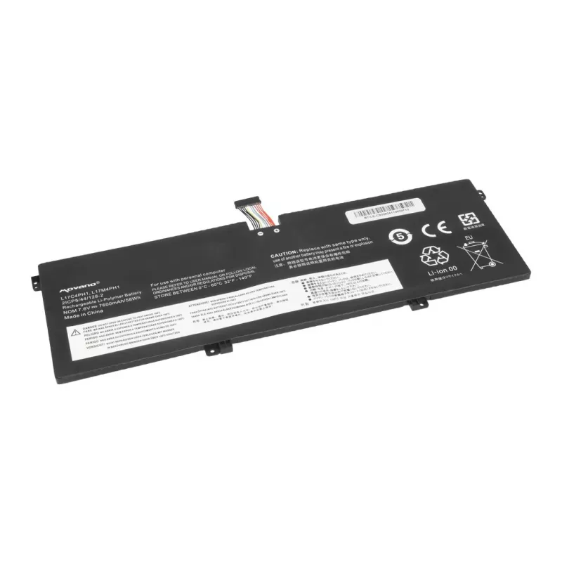 MOVANO Bateria L17C4PH1 para Lenovo Yoga C930-13IKB - 7600 mAh (58 Wh)