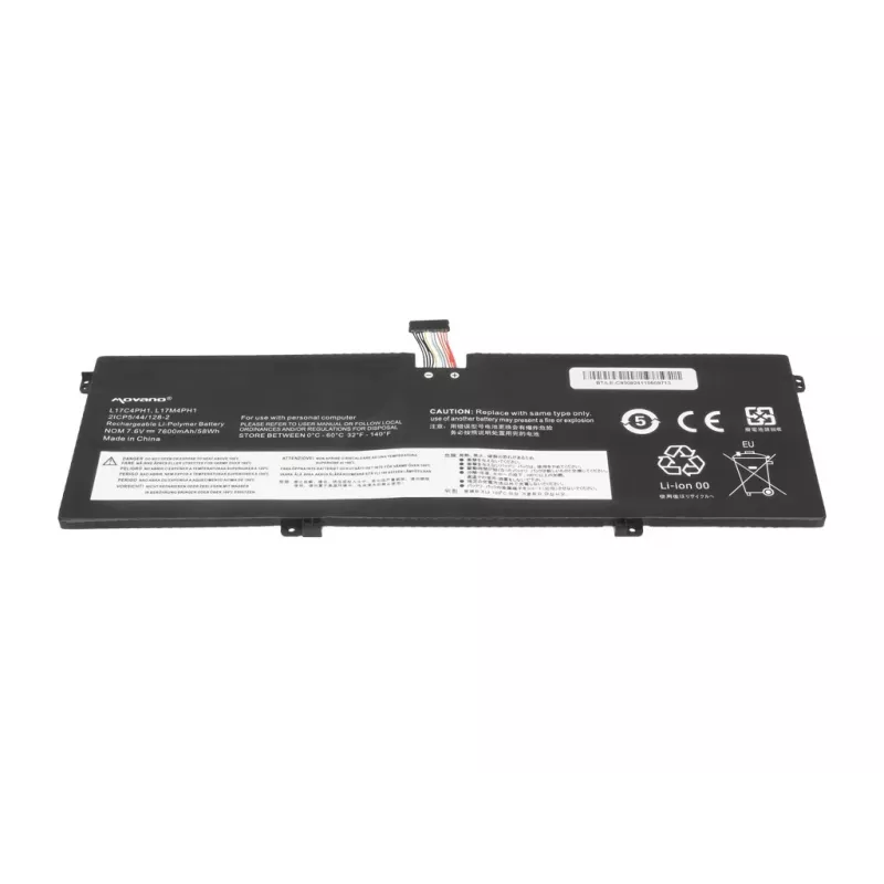 MOVANO Bateria L17C4PH1 para Lenovo Yoga C930-13IKB - 7600 mAh (58 Wh)