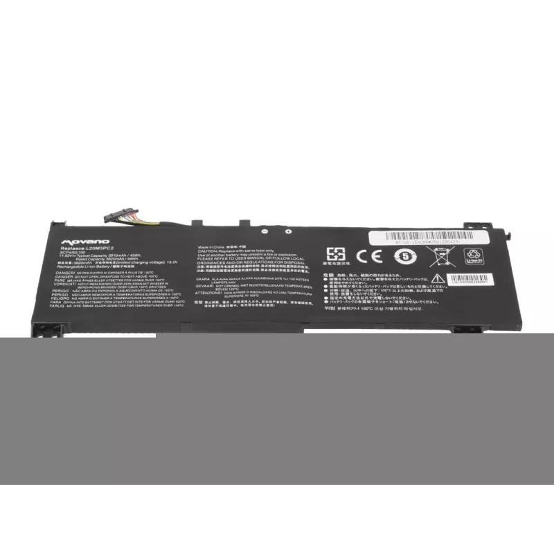 MOVANO Bateria L20C3PC2 L20M3PC2 L20L3PC2 para Lenovo IdeaPad Gaming 3 15ACH6 15IHU6 - 3750 mAh (43 Wh)