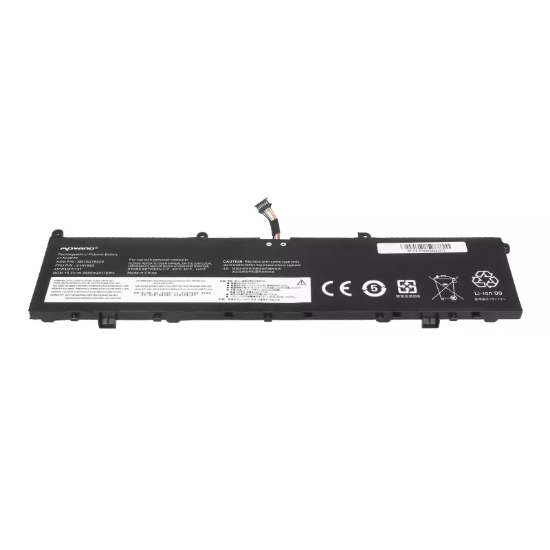 MOVANO Bateria L17C4P72 L17M4P72 para Lenovo ThinkPad P1 X1 Extreme 1.ª 2.ª Ger 01AY969 - 4960 mAh (76 Wh)