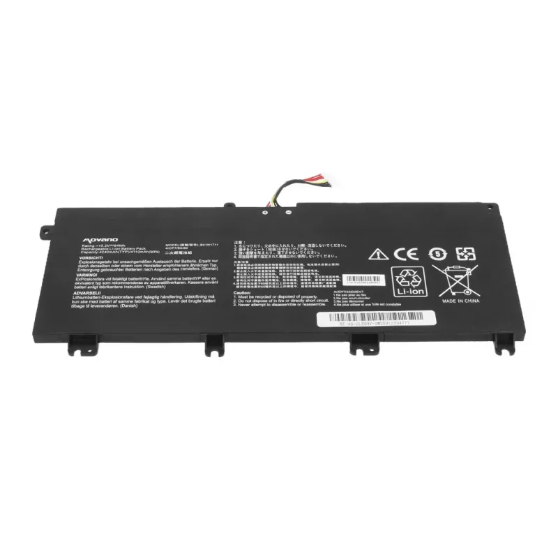 MOVANO Bateria B41N1711 para Asus ROG Strix GL703VD GL503VM GL503VD FX503VM - 4240 mAh (64 Wh)