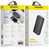 Power bank AWEI P6K Pro 20000mAh 2xUSB-A/USB-C preto