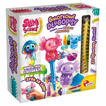 LISCIANI Slumi Squishy Pens - sortido de esferográficas inovadoras com acessório anti-stress, tinta preta, ponta média 0,7 mm, pack de 1 unid.