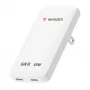 Verbatim Carregador Slim GaN 2 Portas 65W (EU/UK/US) branco