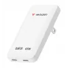 Verbatim Carregador Slim GaN 2 Portas 65W (EU/UK/US) branco