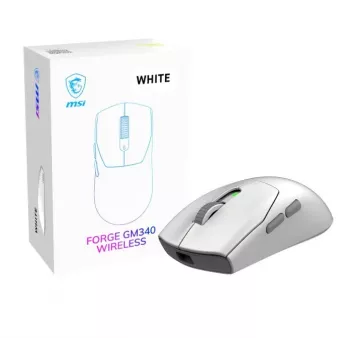 MSI Forge GM340 rato gaming sem fios branco