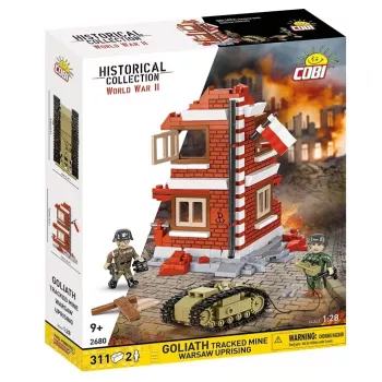 COBI Historical Collection Goliath mina de lagartas, Levantamento de Varsóvia, 1:28, 311 peças