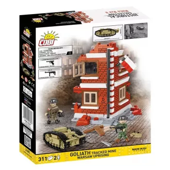 COBI Historical Collection Goliath mina de lagartas, Levantamento de Varsóvia, 1:28, 311 peças