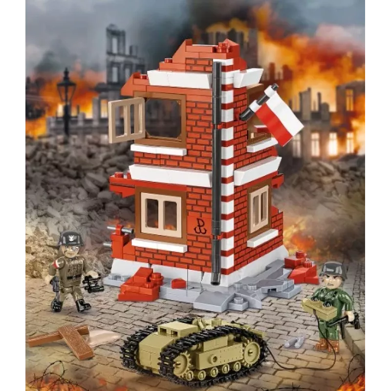 COBI Historical Collection Goliath mina de lagartas, Levantamento de Varsóvia, 1:28, 311 peças