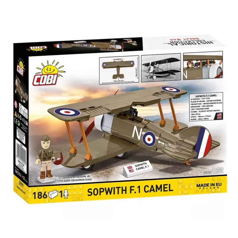 COBI 186 peças HC GREAT WAR / 2999 / Sopwith F.1 Camel