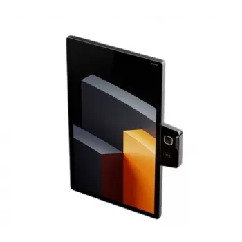 Leitor de códigos de barras externo Sunmi 1D/2D, suporte de mesa orientável, USB, Preto