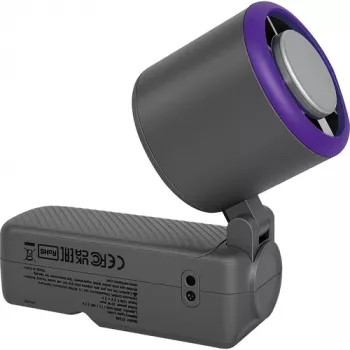 Ventilador de mão Verbatim Cool'n' Go Ice Touch Pro cinzento/roxo