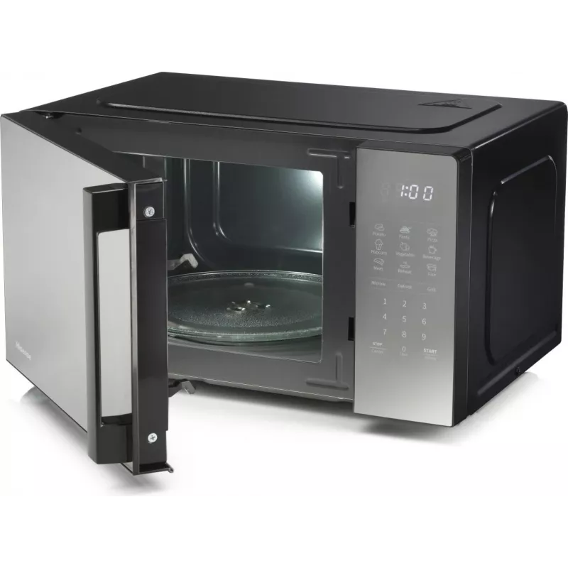 Micro-ondas simples de instalação livre Hisense 742039 20L 700W prateado