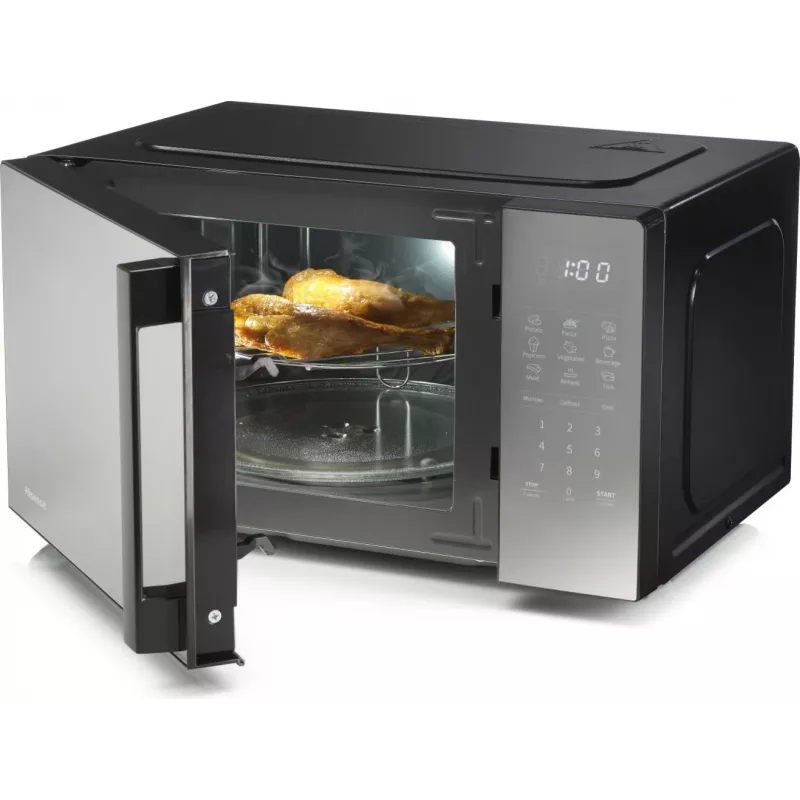 Micro-ondas simples de instalação livre Hisense 742039 20L 700W prateado