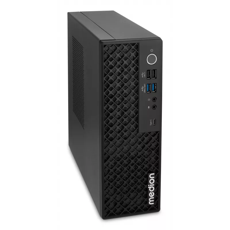 Medion 10026214 PICOWORX T80III MD340101 Mini-PC, Intel Processor N100, 16GB RAM, 512GB SSD, Windows 11 Pro, Wi-Fi 6, preto