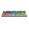 Teclado gaming mecânico sem fios MSI Forge GK600 TKL - Mars US ANSI, Tri-Mode, Forge Switches hot-swappable, RGB por tecla, keycaps PBT