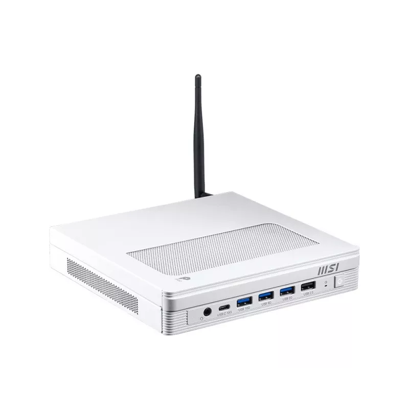Mini-PC MSI PRO DP10 A14MG-007BEU, Intel Pentium Gold G7400, 8GB RAM, 256GB SSD, Wi-Fi 6, branco