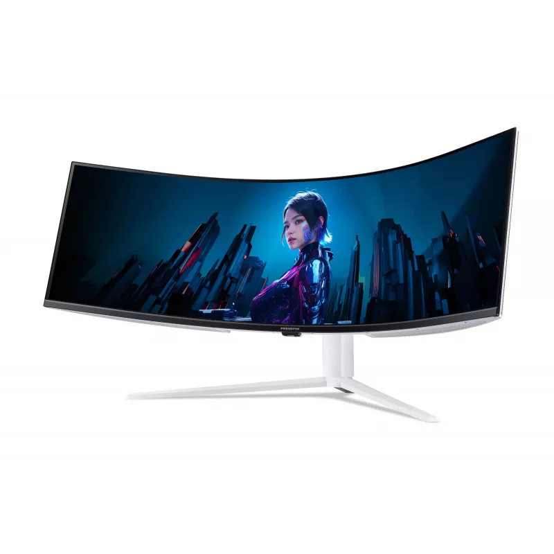 Monitor gaming curvo Acer Predator Z57A de 57,1 polegadas 120Hz DQHD (branco)