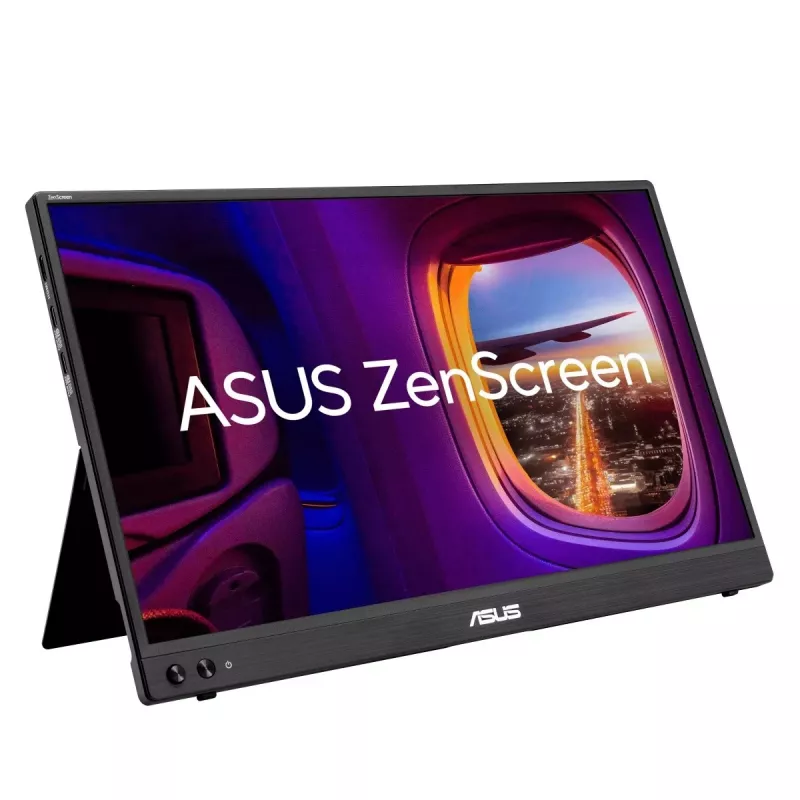 Monitor portátil ASUS ZenScreen MB16AHVE de 15,6 polegadas Full HD IPS com USB-C e Micro HDMI