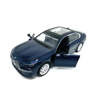 PULIO Auto MSZ 1/32 BMW i7 Carro de Modelo Die-Cast com Luz e Som