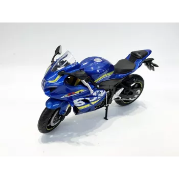 PULIO MSZ 1/12 Suzuki GSX-R1000 Modelo de Mota Diecast Azul