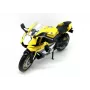 PULIO Mota MSZ 1/12 Yamaha YZF-R1 Modelo Diecast Amarelo